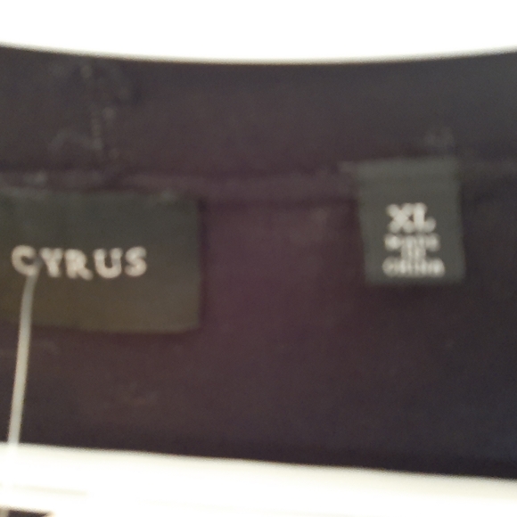 Cyrus Women's Black and Brown Striped Sweater size XL - Picture 7 of 7